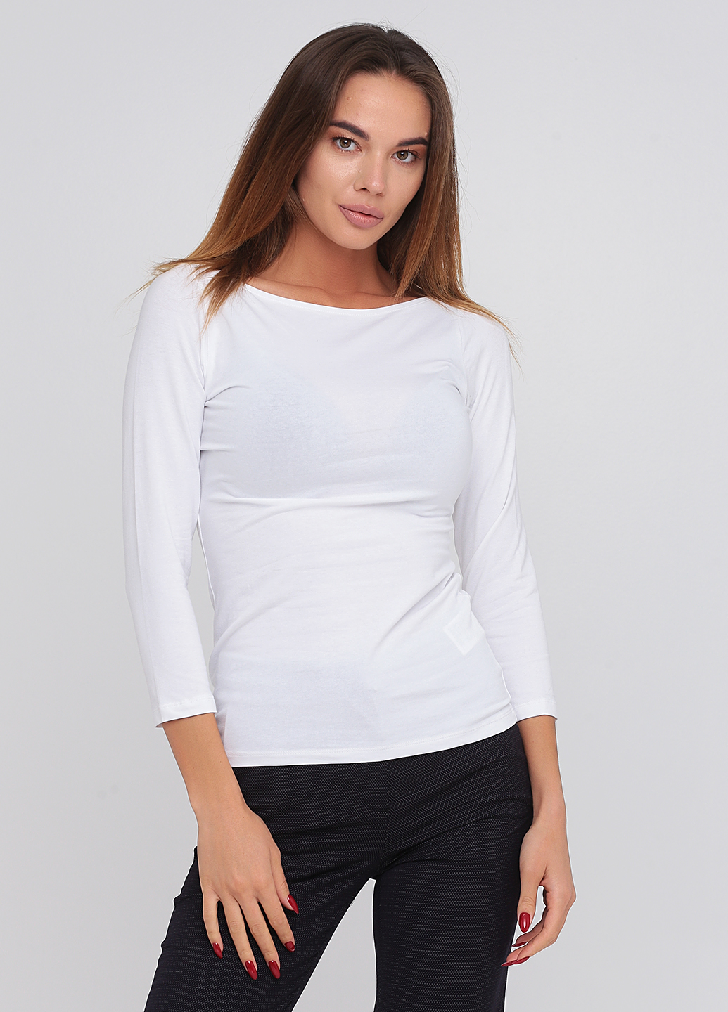 

Лонгслив H&M  Белый 0884851_белый_01, Лонгслив H&M S Белый 0884851_белый_01
