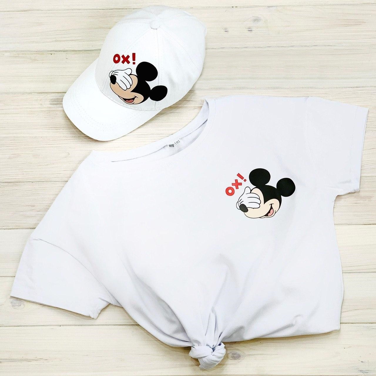 

Футболка женская с кепкой Intruder белая с принтом Mickey Mouse Ox размер - (001SAG 0065, Футболка женская с кепкой Intruder белая с принтом Mickey Mouse Ox размер M-L (001SAG 0065)