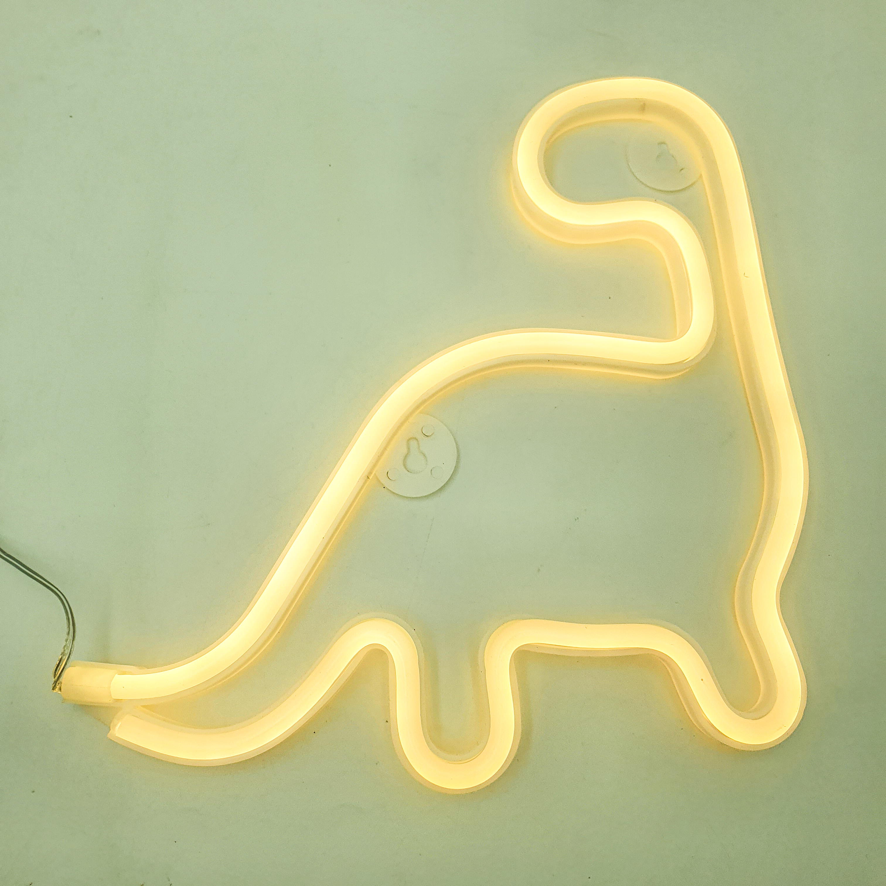 

Неоновый светильник ночник лампа настенная декоративная Neon Decoration Lamp Динозавр тепло белый