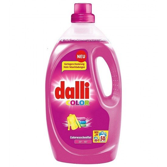 

Бесфосфатный гель для стирки Dalli - Colorwaschmittel для цветного белья, 2.75*2=5.5L (50 +50 стирок)