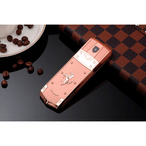 

Мобільний телефон H-Mobile A8 (Mafam A8) pink. Vertu design 1" 2000 mAh 2 SIM