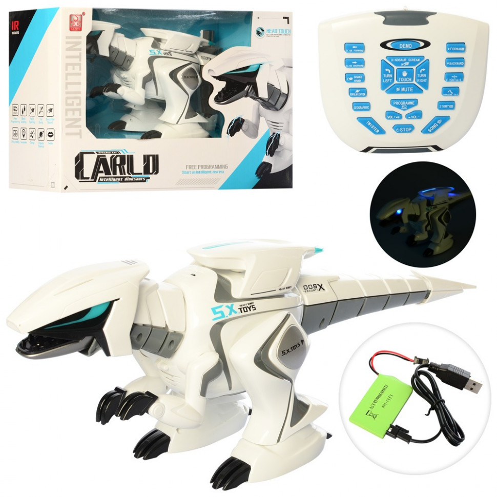 

Игрушка динозавр на радиоуправлении сенсорный G11