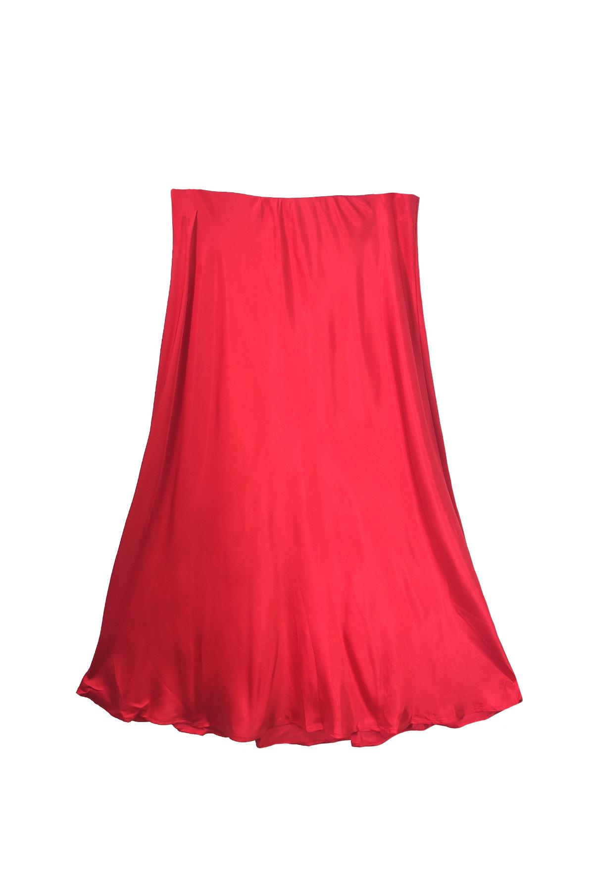

Юбка длиной до икры H&M s Красная 09501610012