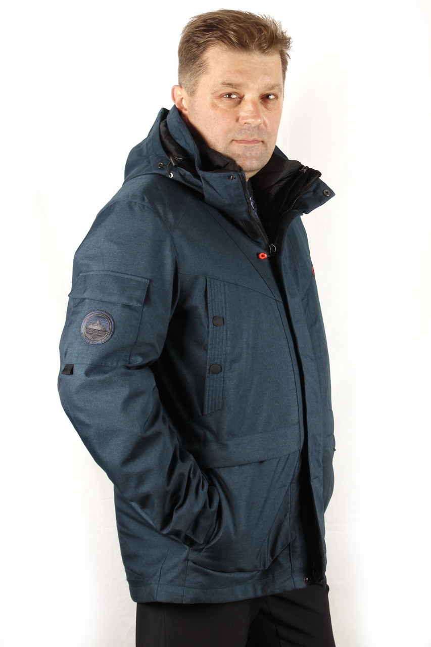 

Куртка мужская зимняя синяя WHS POMA 767021 (L-04) XL, Куртка мужская зимняя синяя WHS POMA 767021 (L-04) XL/52