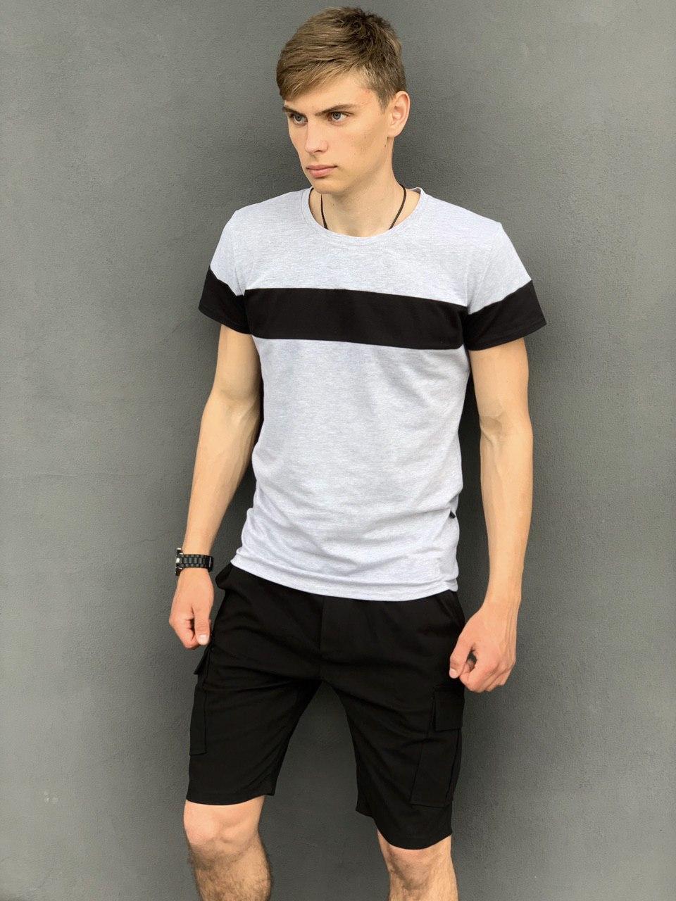 

Мужская футболка Intruder Color Stripe серая с черным  (001SAG 0883, Мужская футболка Intruder Color Stripe серая с черным M (001SAG 0883)