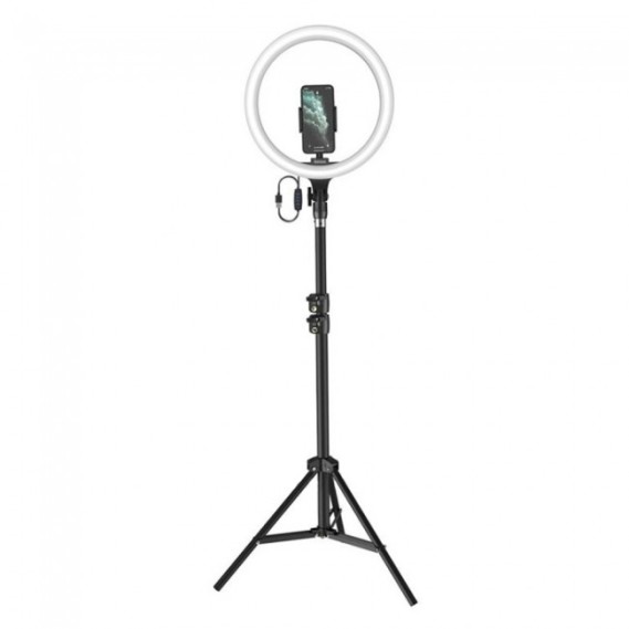 

Кольцевая LED лампа Baseus Live Stream Holder-floor Stand (12-inch Light Ring) CRZB12 (Черный)