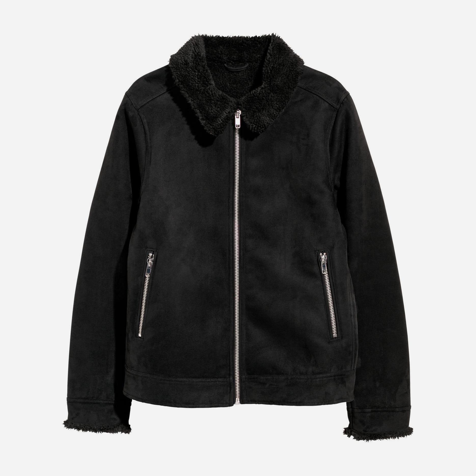 

Дубленка H&M XAZ139305PXYB S Черная
