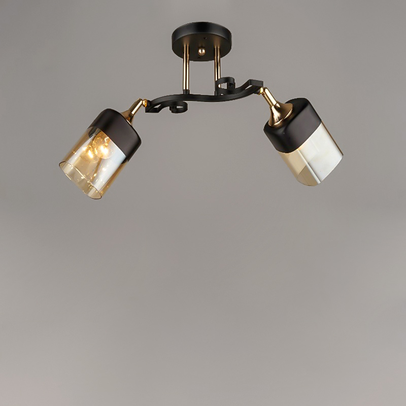 

Люстра стельова Light House SRS-16347/2 чорний+золото