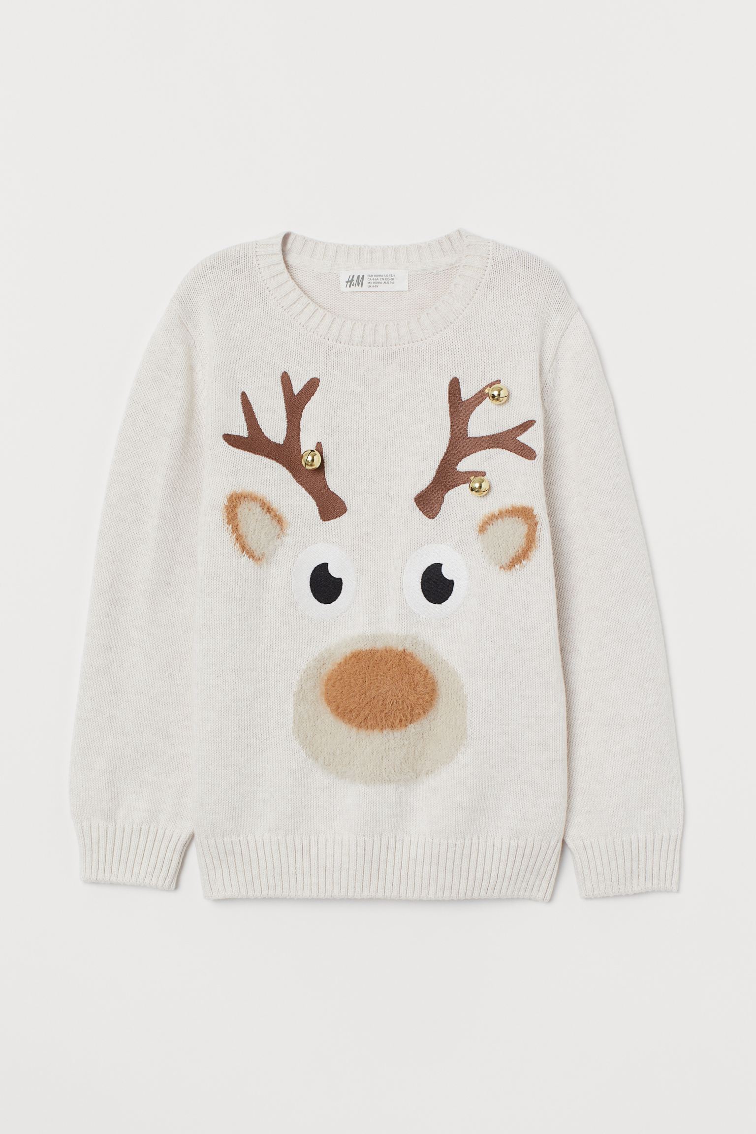 

Джемпер H&M 134 140см светло бежевый 20088429182