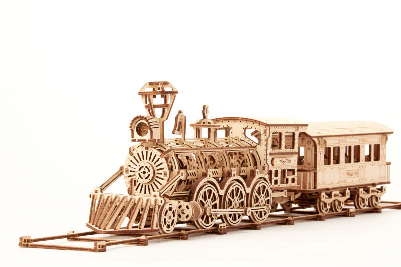

Деревянный 3D конструктор «Локомотив R17» Wood Trick