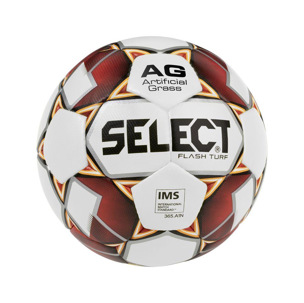 

М’яч футбольний SELECT Flash Turf IMS №4 біло-червоний