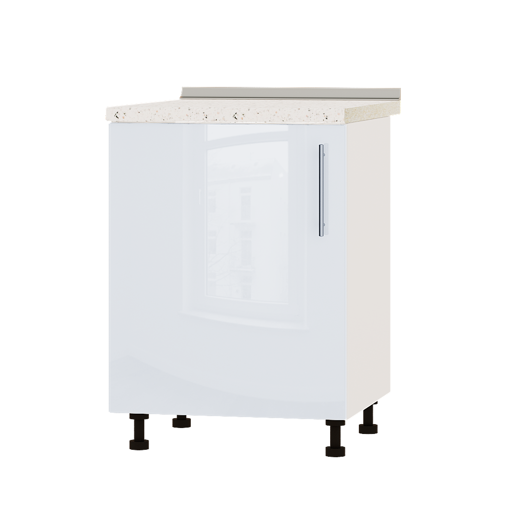 

Кухня Акрил модуль Низ Н79-600 Белый Глянец Белый 60х47х82 см