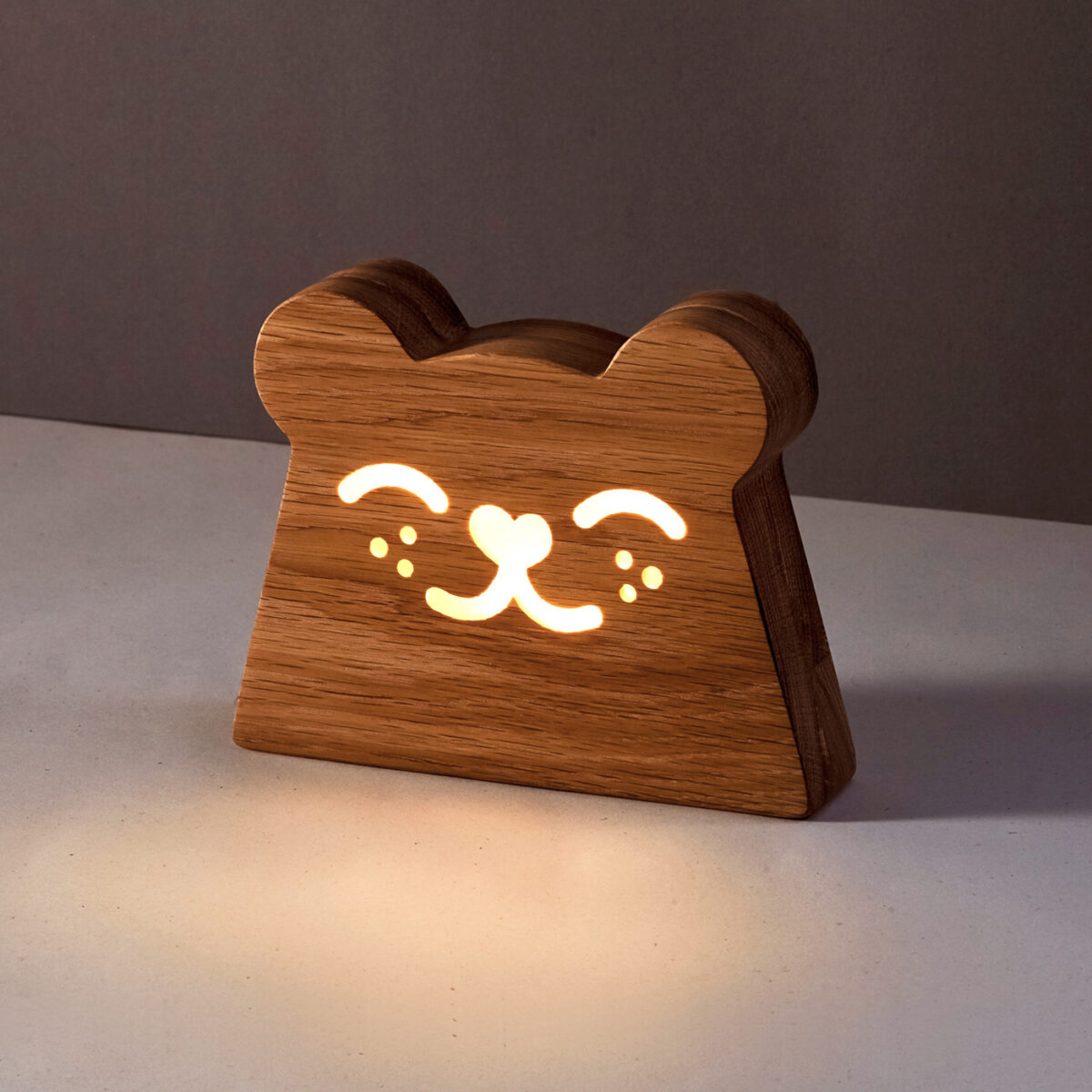 

Беспроводной деревянный ночник Ory lighting в форме медвежонка