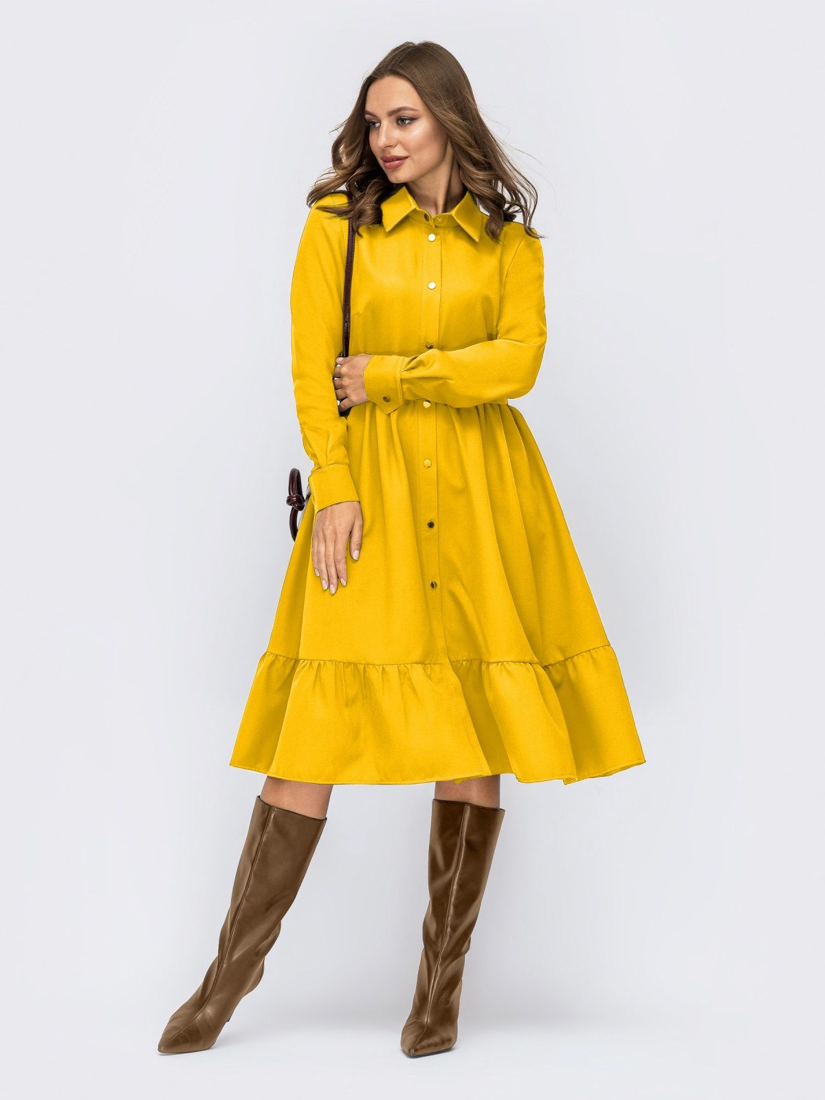 

Платье Dressa 55270  Желтое, Платье Dressa 55270 44 Желтое