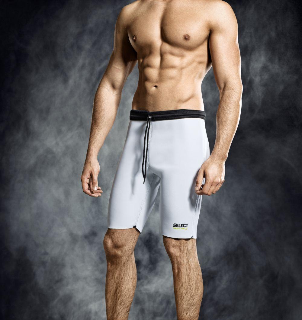 

Термошорти SELECT Thermal trousers 6400 M біло-чорні