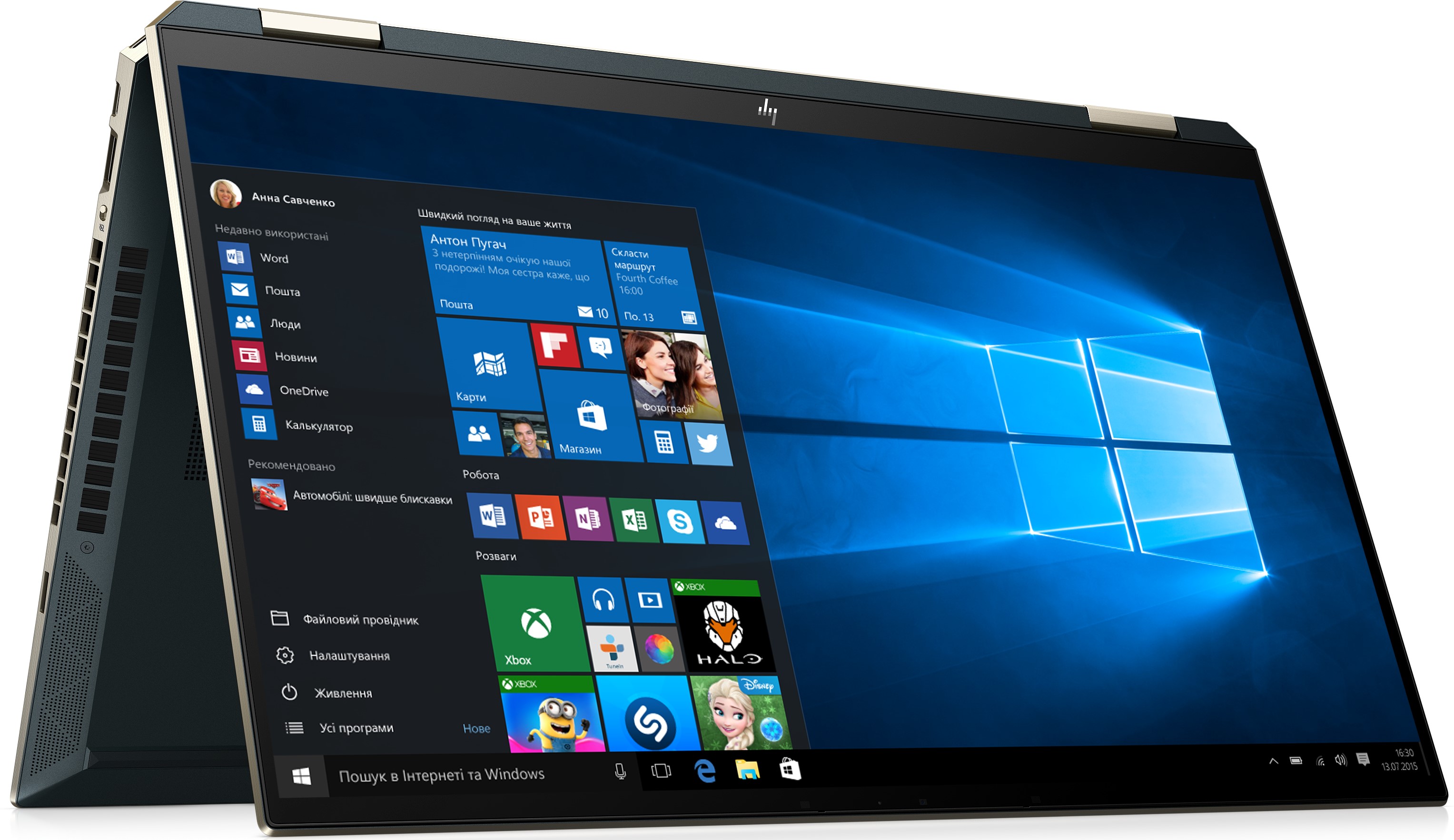

Ноутбук HP Spectre x360 Convertible 15-eb0029ur (37B33EA) Poseidon Blue