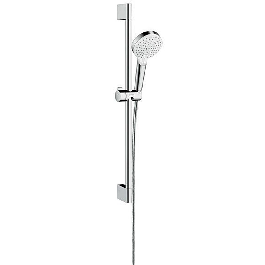 

Душевой набор Crometta Vario 0.65м EcoSmart 9л / мин: белый / хромированный (26534400)