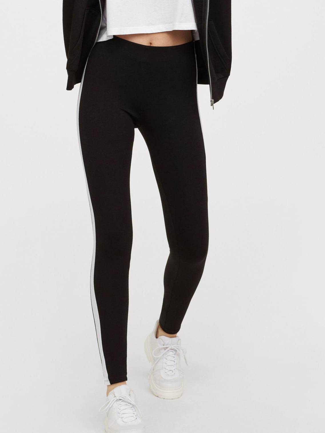 

Спортивные леггинсы H&M 02-0189616-9 S Черные (СА2000001866368)