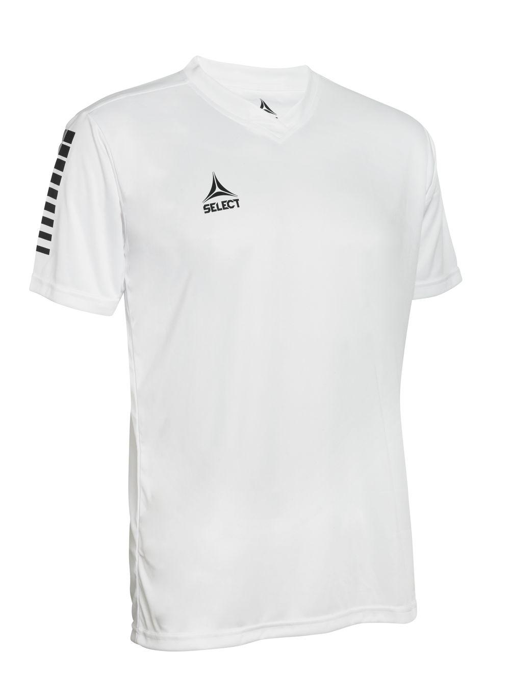 

Футболка SELECT Pisa player shirt S біло-чорна