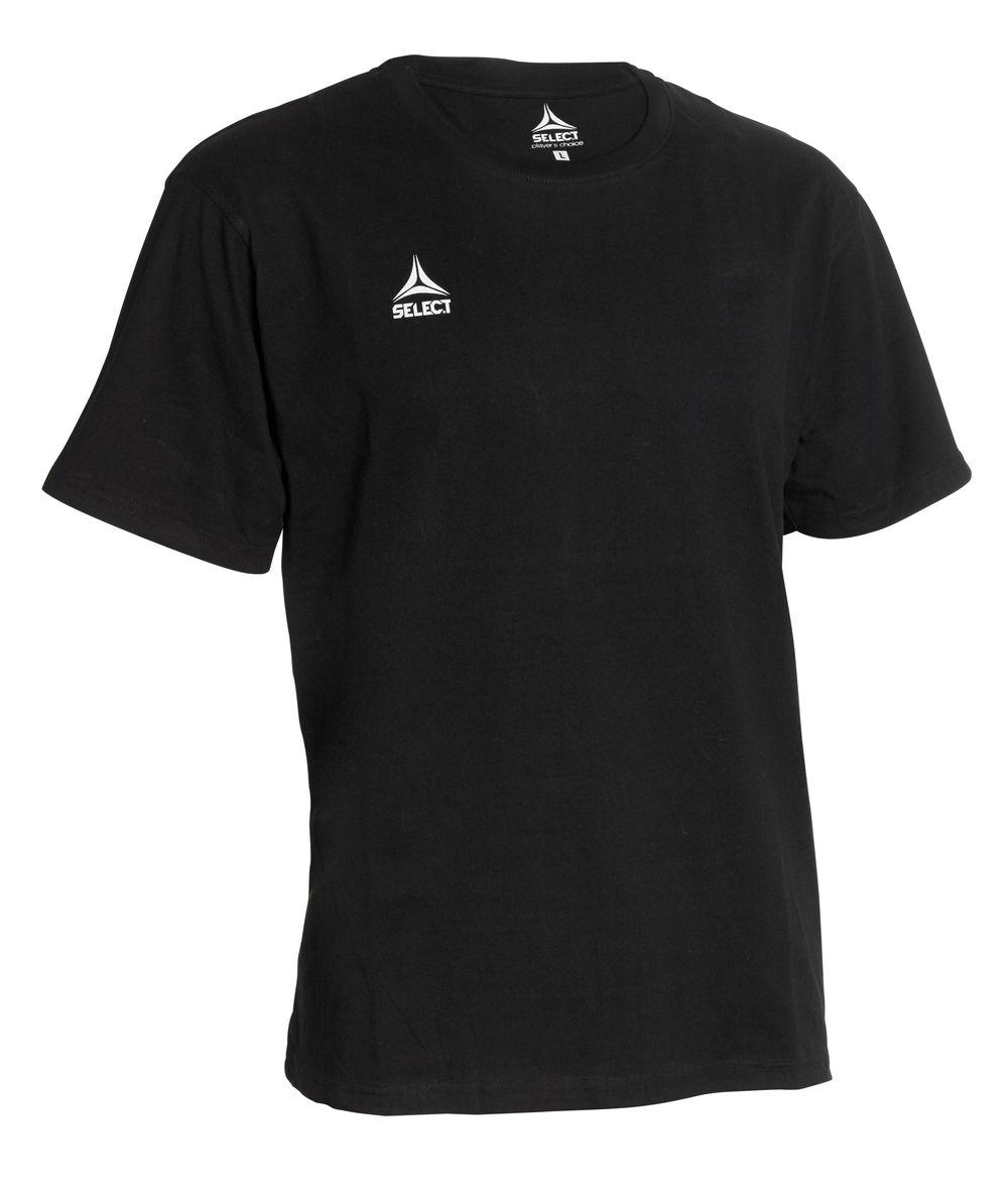 

Футболка SELECT Basic t-shirt 6/8 чорна