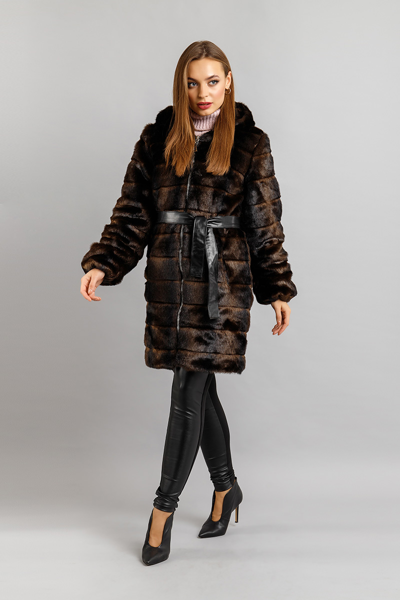 

Fashions Шуба под норку Patricia Fashions 42 шоколад