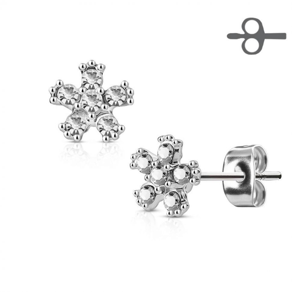 

Серьги-гвоздики Spikes EA-015-C