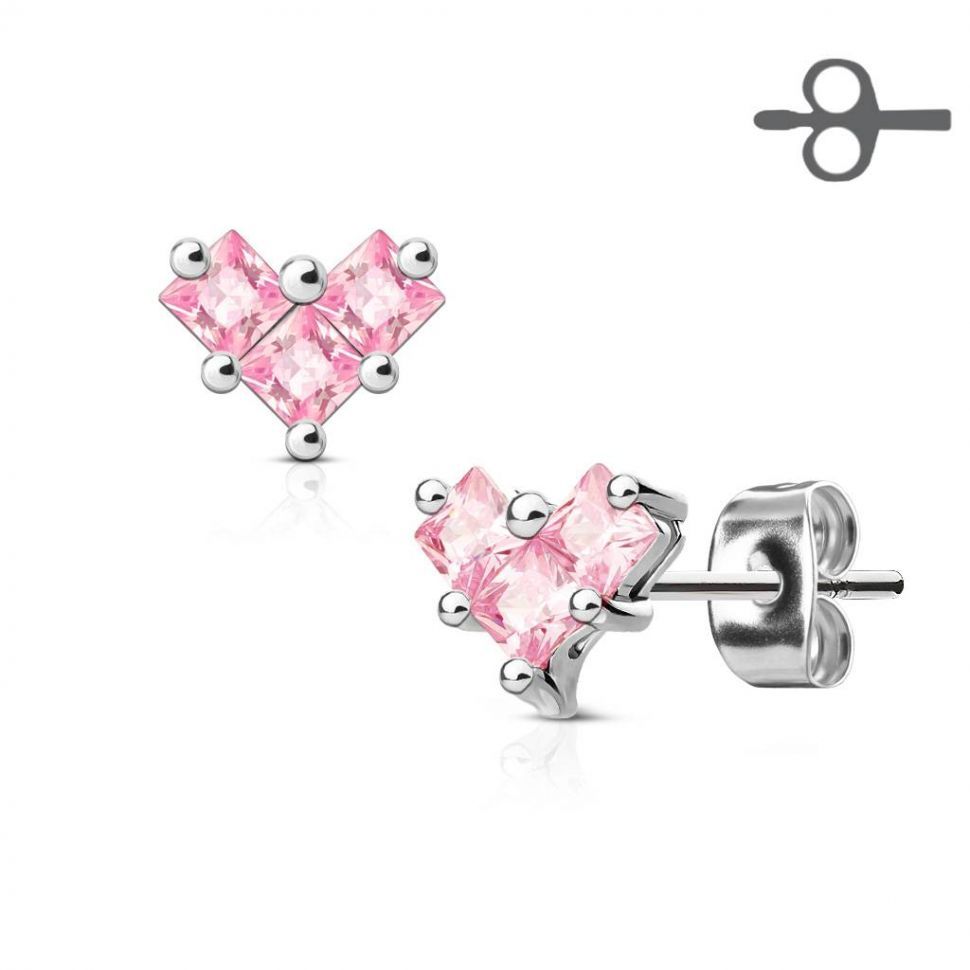 

Серьги-гвоздики Spikes EA-014-P