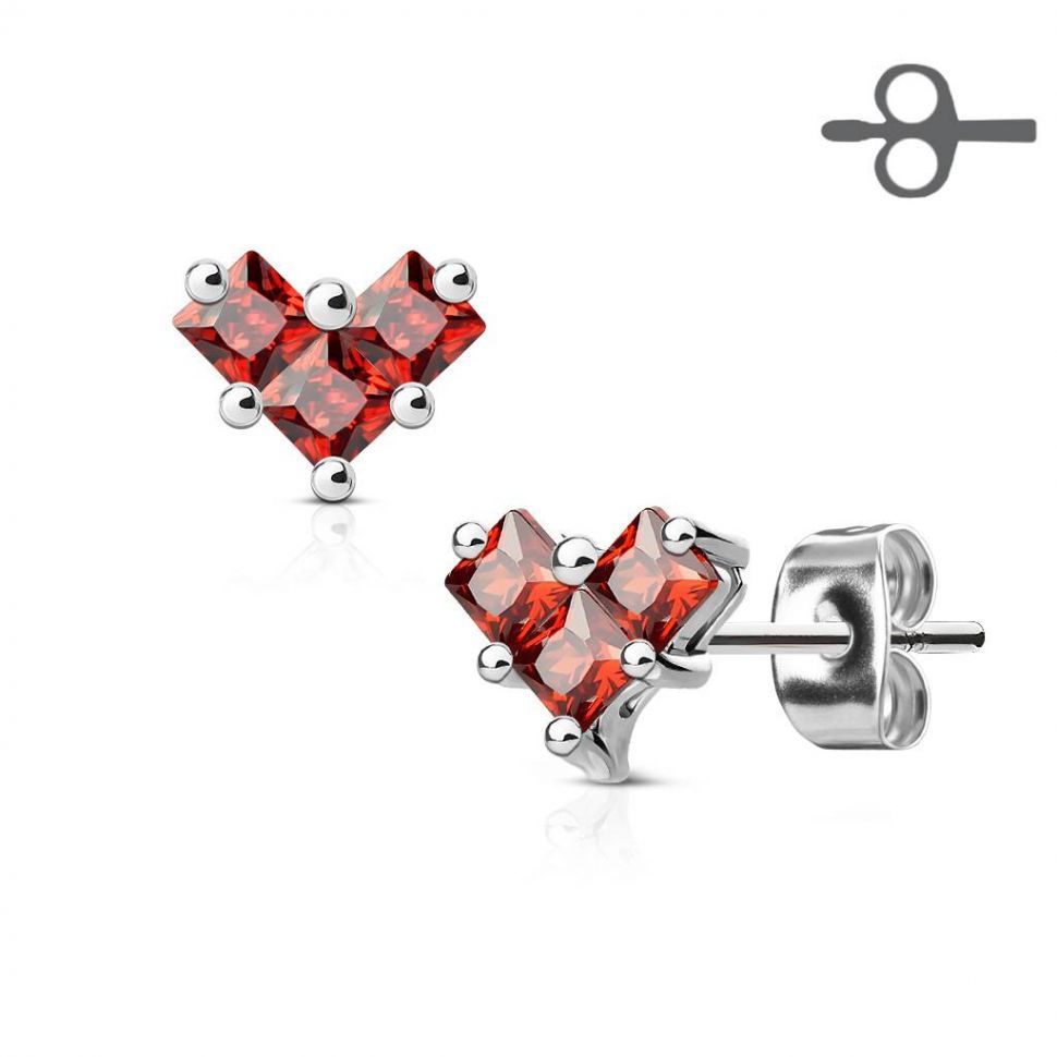 

Серьги-гвоздики Spikes EA-014-R