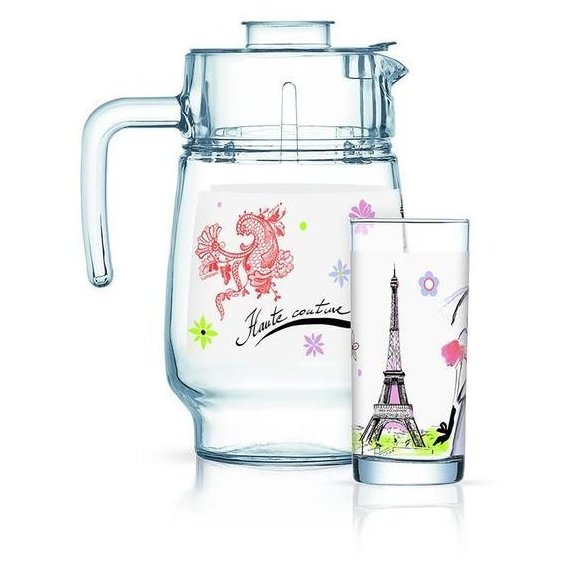 

Набір для води 7 пр. Luminarc Coute Pink