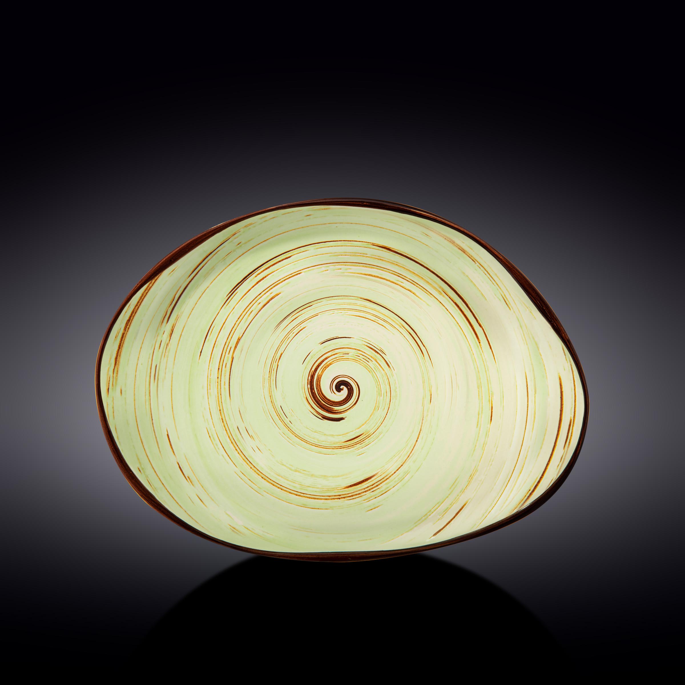 

Блюдо 33,0 см Wilmax Spiral Pistachio (669142/A)