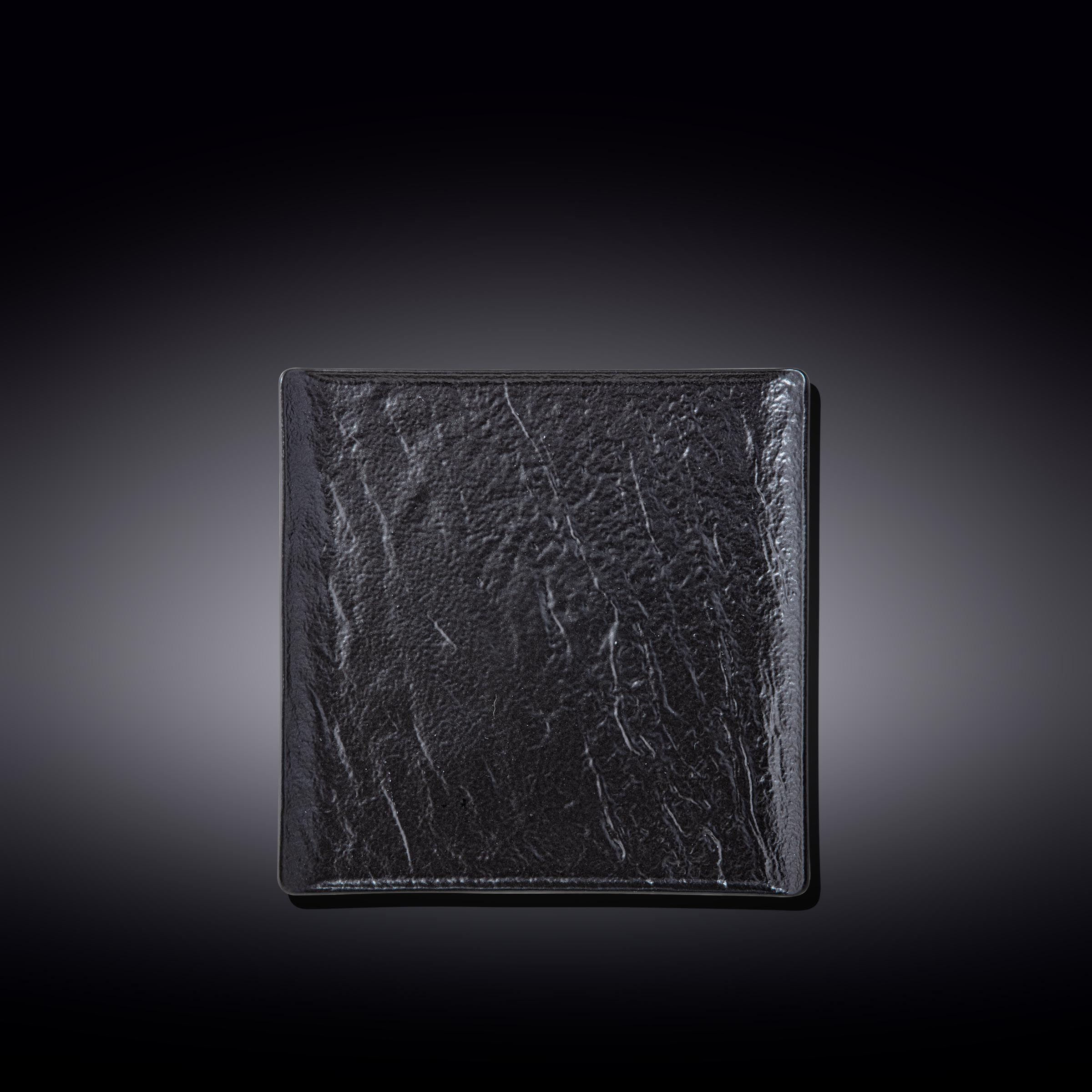 

Тарілка квадратна 21,5 см Wilmax Statestone Black (661106/A)