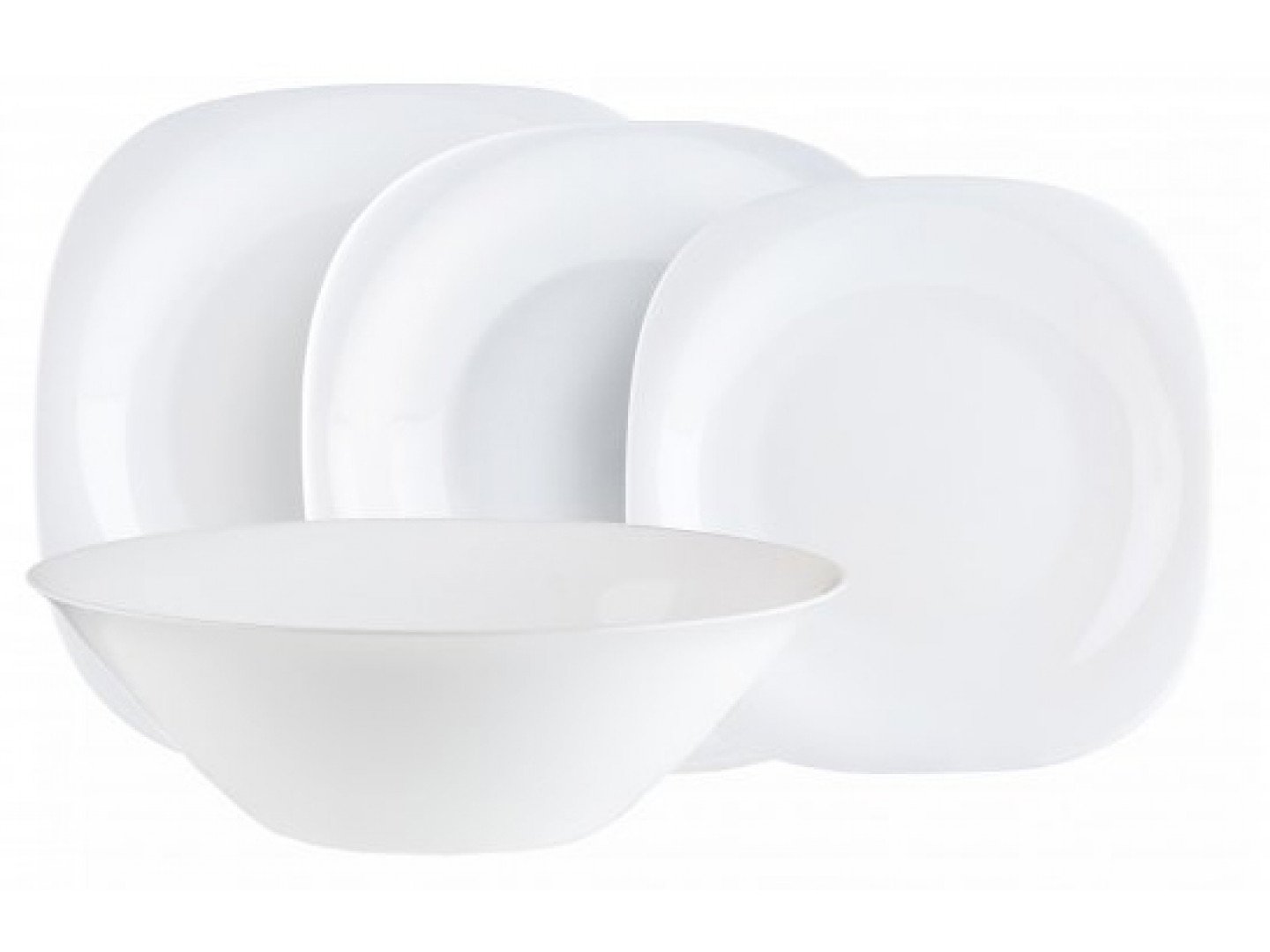 

Сервіз столовий 19 пр. Luminarc Carine White (2185n-6344e)