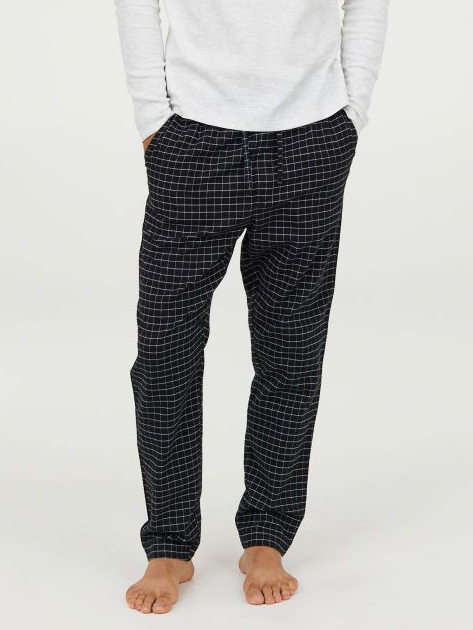 

Пижамные штаны H&M 0710387-8 M Черные (СА2000001427996)