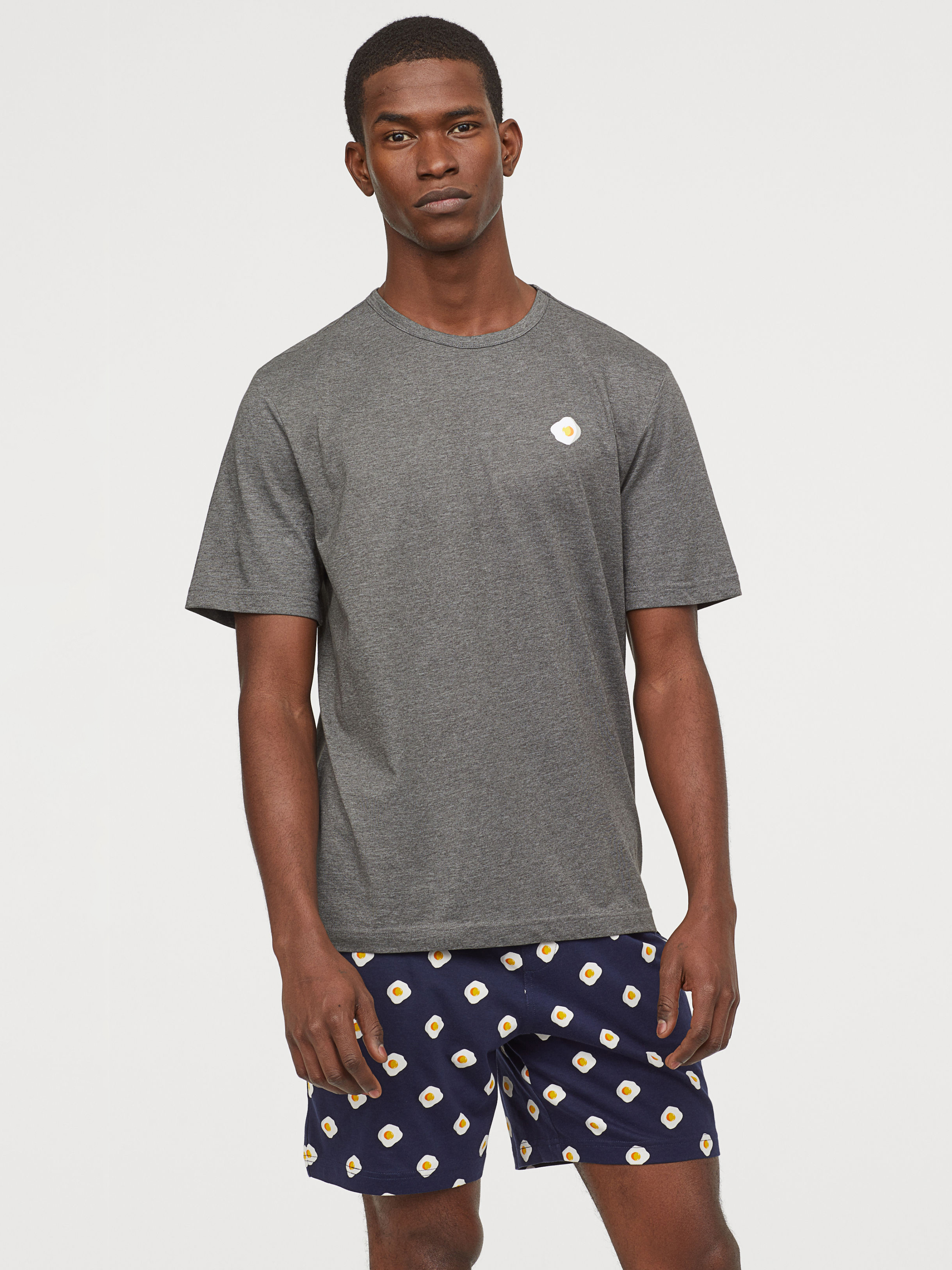 

Пижамные шорты H&M 07-0683123-008 S Темно-синие (СА2000001806807)