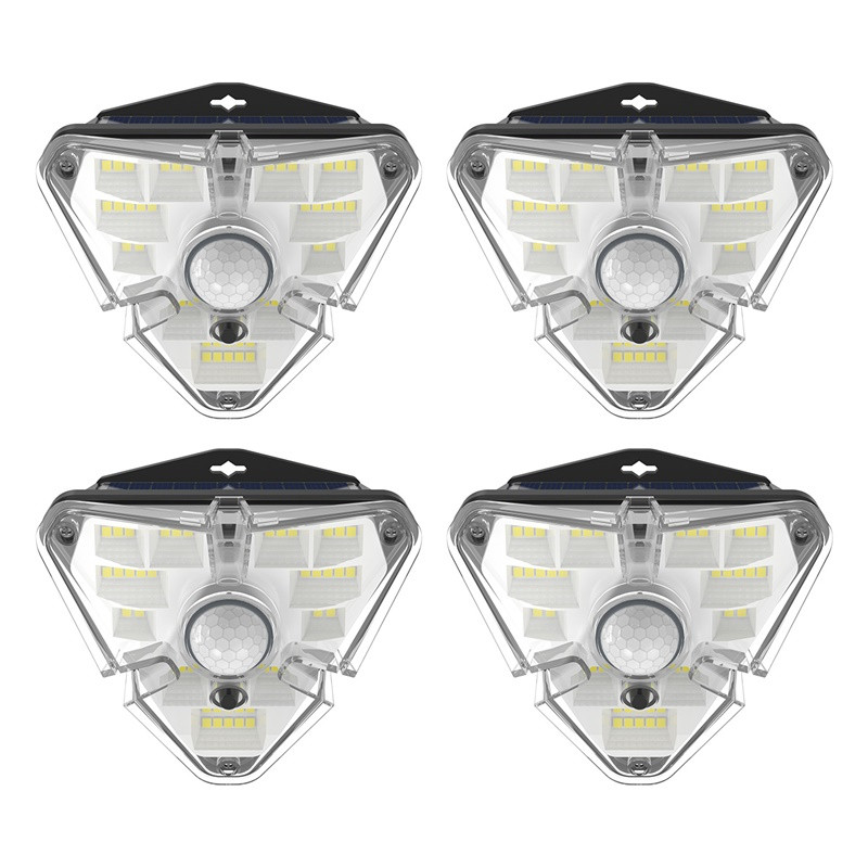 

Светильник фасадный Baseus Solar Energy 1.2Вт 120Lm на солнечной батарее 1200mAh с датчиком движения Набор 4 шт White-Black (BSC4)