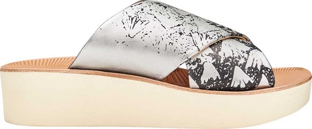 

Женские шлепанцы OluKai Onohi Slide Black/Silver Full Grain Leather 39
