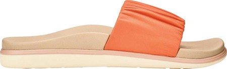 

Женские шлепанцы OluKai Pihapiha Slide Fusion Coral/Off White Nappa Leather 36