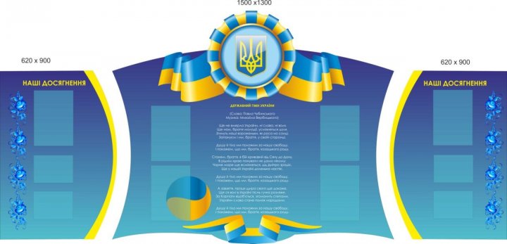 

Набор стендов Vivay Наші досягнення 150x130 см (3906)