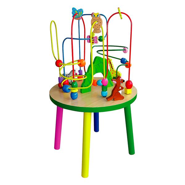 

Деревянный игровой центр Viga Toys Столик с лабиринтом (58971)