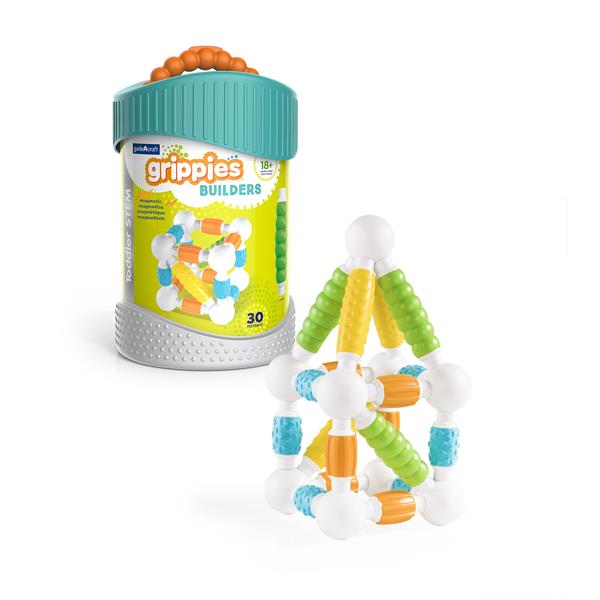 

Магнитный конструктор Guidecraft Grippies Builders, 30 деталей (G8312)