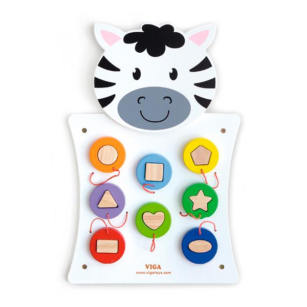 

Бизиборд Viga Toys Зебра с фигурками (50681FSC)