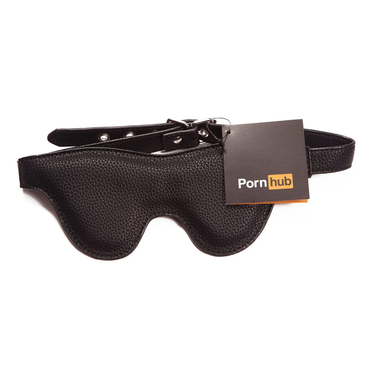 

Маска на глаза Pornhub Faux Leather Mask