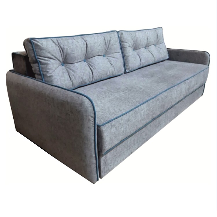 

Прямой диван Анабель В23-44 раскладной Еврокнижка Голубой