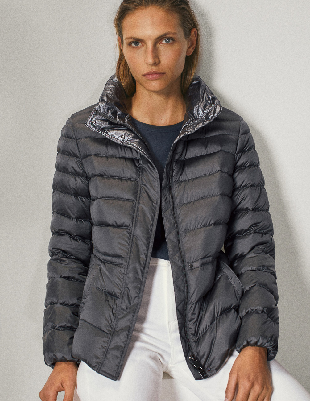 

Пуховик Massimo Dutti Ж1077486 (6707/733/818) цвет серый, Пуховик Massimo Dutti Ж1077486 (6707/733/818) цвет серый XS