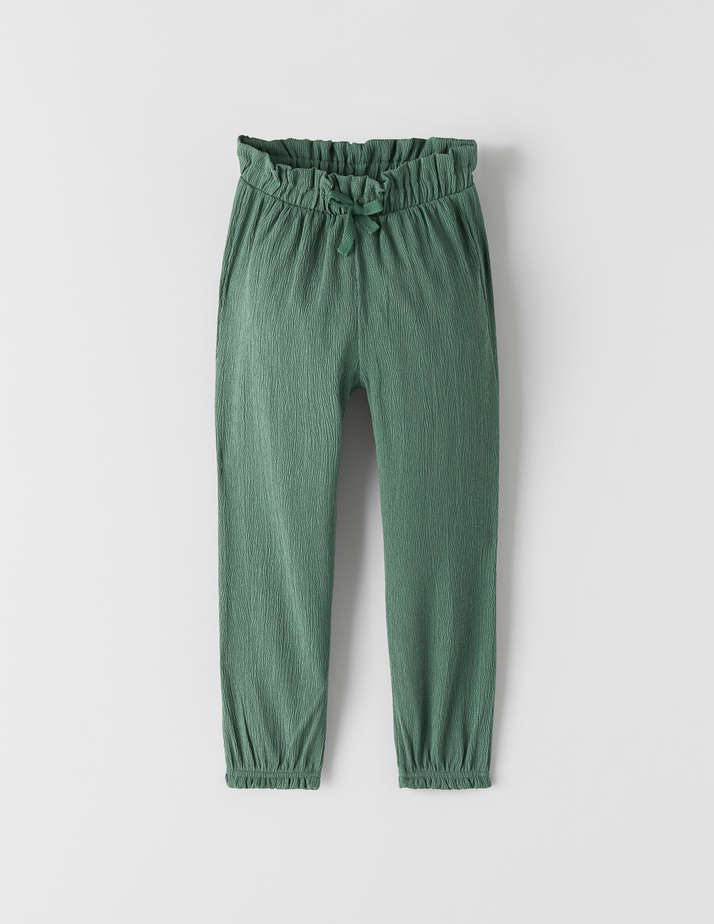 

Брюки Zara ДД007060 (6201/608/914) цвет зеленый 152