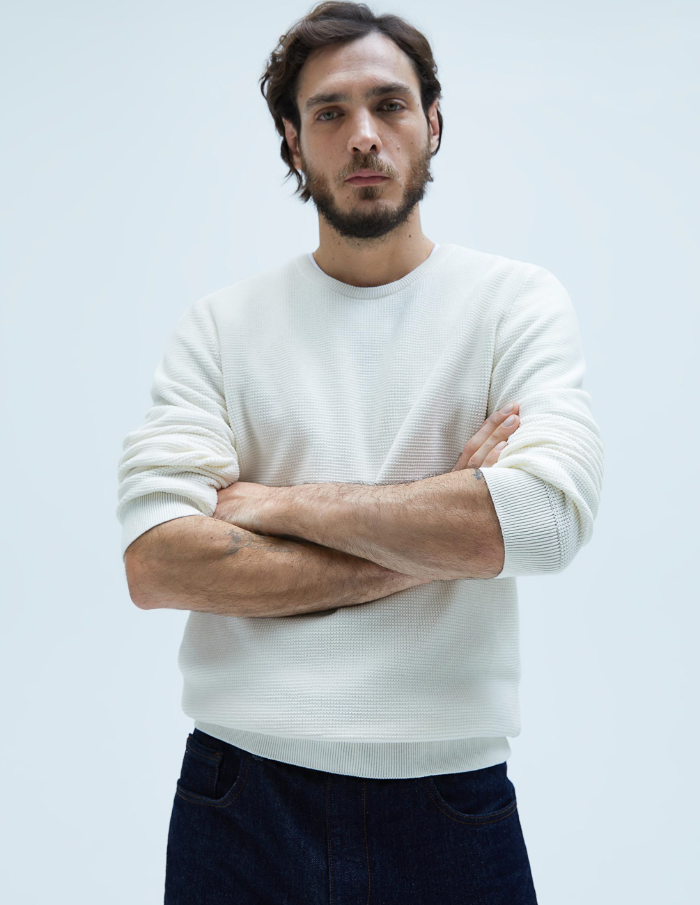 

Свитер Zara М0113842 (6771/404/712) цвет белый L