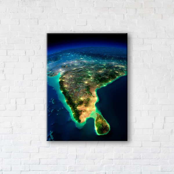 

Картина на холсте прямоугольная I-Art Indian Subcontinent 45x60см