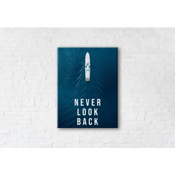 

Картина на холсте прямоугольная I-Art Never Look Back 90x120см