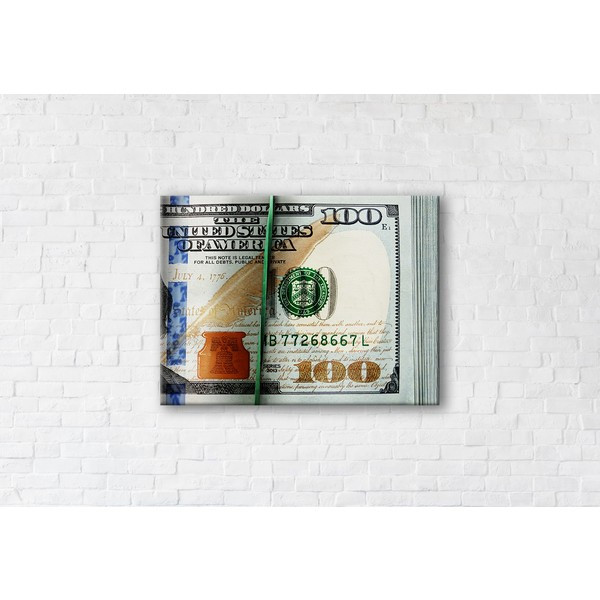 

Картина на холсте прямоугольная I-Art Bundle of Money 45x60см