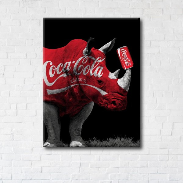 

Картина на холсте прямоугольная I-Art Coca-Cola 90x120см